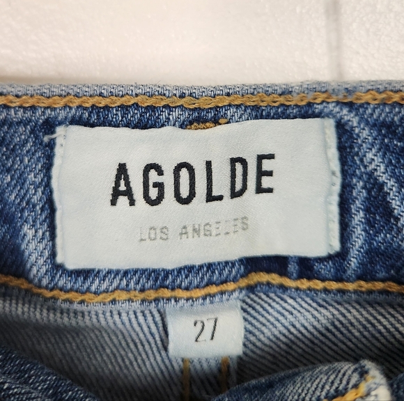 AGOLDE Pinch Waist Skinny Jeans Stretch Ultra High Rise Size 27 - Picture 5 of 10